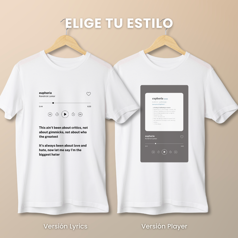Camiseta Canción Favorita 🎶✨