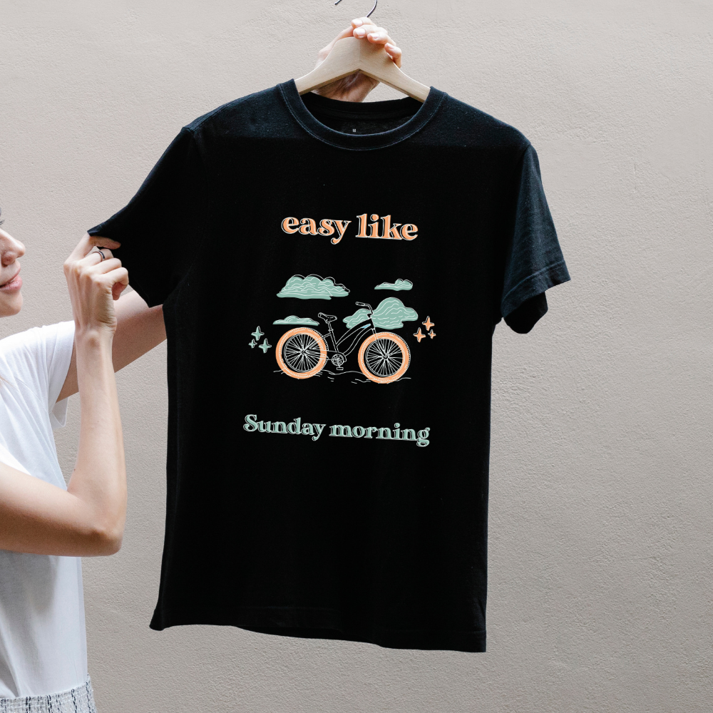Camiseta Easy Like Sunday Morning 🚲